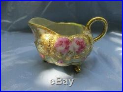 Antique Roses Nippon Hand Painted Tea/Coffee Set, Beautiful Roses Gold Trim