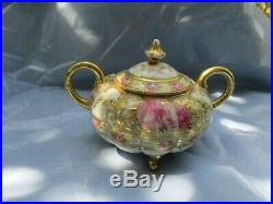 Antique Roses Nippon Hand Painted Tea/Coffee Set, Beautiful Roses Gold Trim