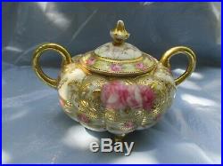 Antique Roses Nippon Hand Painted Tea/Coffee Set, Beautiful Roses Gold Trim