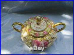 Antique Roses Nippon Hand Painted Tea/Coffee Set, Beautiful Roses Gold Trim