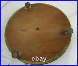 Antique Round Hand Blown Glass Globe Dome Taxidermy Steampunk Clock 15.7 9.44