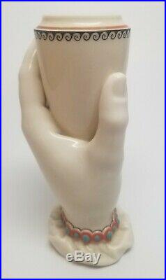Antique Royal Worcester Parian Ware Porcelain MRS HADLEY'S Hand Vase with Urn