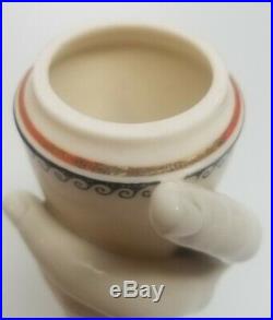 Antique Royal Worcester Parian Ware Porcelain MRS HADLEY'S Hand Vase with Urn