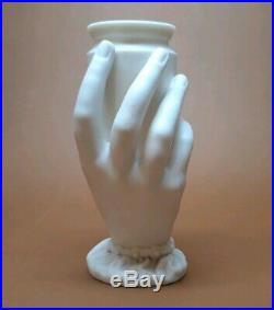 Antique Royal Worcester Parian Ware Porcelain MRS HADLEY'S Hand Vase with Urn 1864