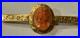 Antique Victorian 14k Gold Carved Coral Cameo Hand Engraved Bar Brooch Pin 7.9gr