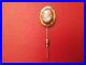 Antique Victorian 14k Gold Hand Carved Sardonyx Hardstone Cameo Stick Pin