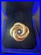 Antique Victorian 18k gold diamond knot brooch pin 4.06 grams