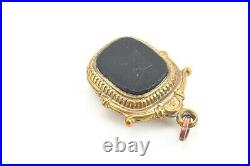 Antique Victorian 19th C. Cameo Glass Hand Carved Pendant or Charm