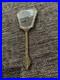 Antique Victorian Brass Hand Mirror see description