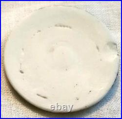 Antique Victorian Cameo Miniature Portrait Brooch Hand Paint Porcelain Child Pin