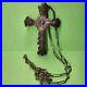 Antique Victorian Cannetille Filigree Cross Silver Hand Wired 22 STERLING 92.5