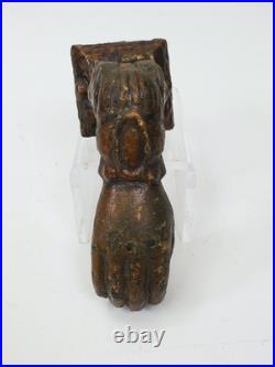 Antique Victorian Cast Iron Door Knocker Ladies Hand Bracelet Ball Salvage 5