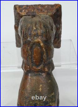 Antique Victorian Cast Iron Door Knocker Ladies Hand Bracelet Ball Salvage 5