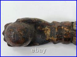 Antique Victorian Cast Iron Door Knocker Ladies Hand Bracelet Ball Salvage 5