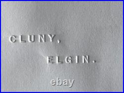 Antique Victorian Cast Iron Embossing Stamp Press Hand Painted, Nice Patina