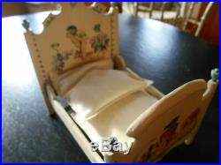 Antique Victorian Cottage Style Hand Painted Miniature Doll Furniture