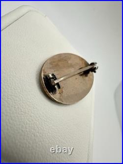 Antique Victorian Daughters Utah Hand Cart Pioneers Brooch Pin Unsigned HTF Read