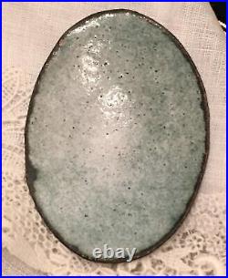 Antique Victorian Enamel Portrait Cameo Hand Painted for Brooch Pendant Pin