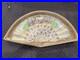 Antique Victorian Era Hand Carved Hand Painted Hand Fan