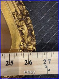 Antique Victorian Era Hand Painted on Silk Professionally Framed Hand Fan