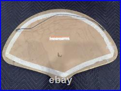 Antique Victorian Era Hand Painted on Silk Professionally Framed Hand Fan