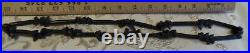 Antique Victorian Fabulous brown black Jet Bird Necklace Hand Made 1 of a kind