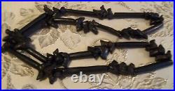 Antique Victorian Fabulous brown black Jet Bird Necklace Hand Made 1 of a kind