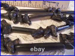 Antique Victorian Fabulous brown black Jet Bird Necklace Hand Made 1 of a kind