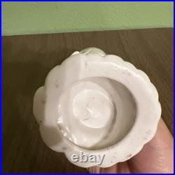 Antique Victorian Figural Hand Holding Vase Parian Ware Bisque, minor damage