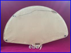 Antique Victorian French Hand Painted Silk & Celluloid Hand Fan Shadow Box