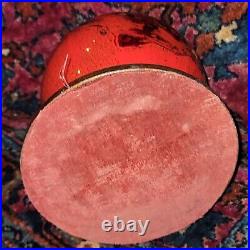 Antique Victorian Gazing Ball Gypsy 1870 1880 Crystal Ball Hand Blown Glass RARE