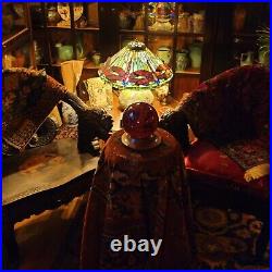 Antique Victorian Gazing Ball Gypsy 1870 1880 Crystal Ball Hand Blown Glass RARE