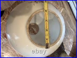 Antique Victorian Gone With The Wind Parlor Banquet Lamp Hand Painted NICE