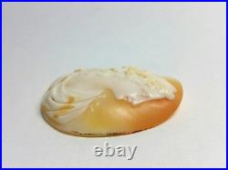 Antique Victorian Hand Carved Cameo Shell