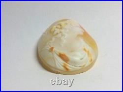 Antique Victorian Hand Carved Cameo Shell