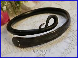 Antique Victorian Hand Carved Horn Snake Bangle Bracelet c1890/1920 RARE