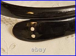 Antique Victorian Hand Carved Horn Snake Bangle Bracelet c1890/1920 RARE