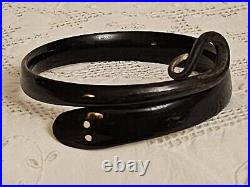 Antique Victorian Hand Carved Horn Snake Bangle Bracelet c1890/1920 RARE