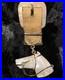 Antique Victorian Hand Carved Mother of Pearl Horse Head Pendant/ Watch Fob