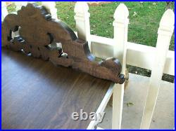 Antique Victorian Hand Carved PEDIMENT, CORNICE, Crown, for Door, Window & More