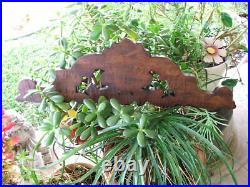 Antique Victorian Hand Carved PEDIMENT, CORNICE, Crown, for Door, Window & More