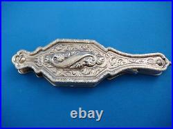 Antique Victorian Hand Engraved 14k Solid Gold Folding Lorgnette/opera Glasses