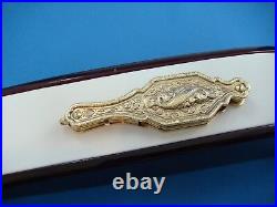 Antique Victorian Hand Engraved 14k Solid Gold Folding Lorgnette/opera Glasses