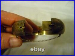 Antique Victorian Hand Engraved Sterling Silver Cuff Bangle Bracelet WIDE Hinge