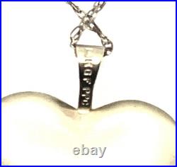 Antique Victorian Hand Etched 14k GF Floral Heart Pendant Locket Necklace