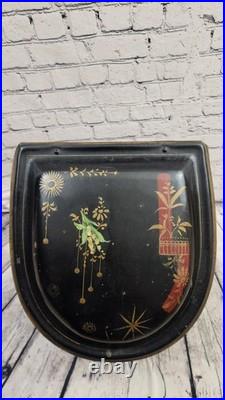 Antique Victorian Hand Painted Coal Scuttle The Jewett Vase