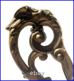 Antique Victorian Hand Painted Mantle Ewers Vase Roses