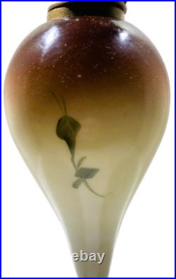 Antique Victorian Hand Painted Mantle Ewers Vase Roses