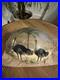 Antique Victorian Hand Painted Ostrich Egg African Scene c1900. Antique Egg