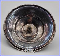 Antique Victorian Hand Painted Porcelain Biscuit Jar Robert & Belks Metal Mount